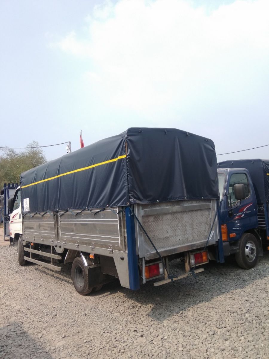 MIGHTY N250SL MUI BẠT - THÙNG DÀI 4M5 - TRẢ TRƯỚC 159TR - XE SẴN GIAO NGAY - 4